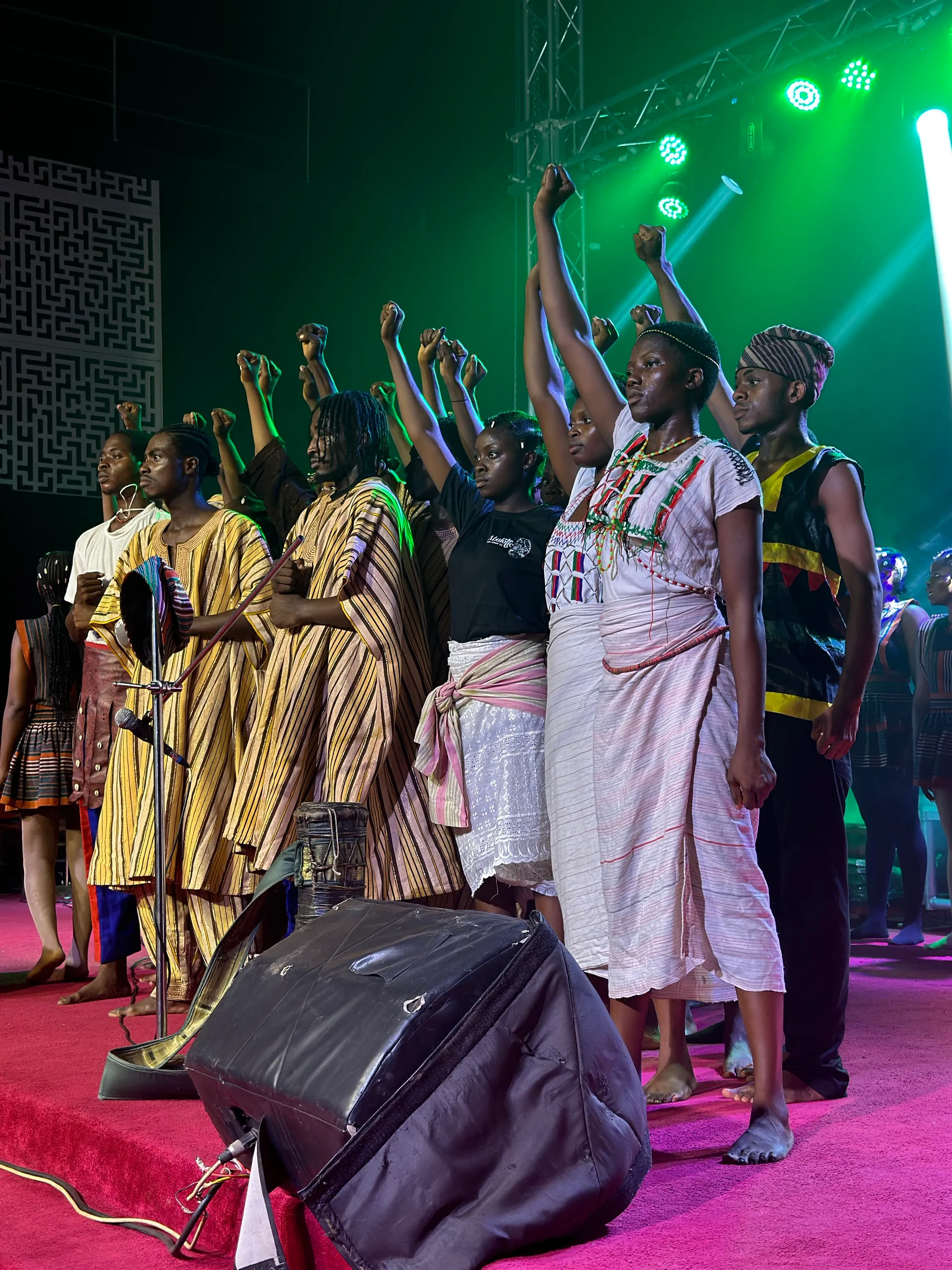 The company at the Abuletic Tour Grand Finale, Abeokuta 2023