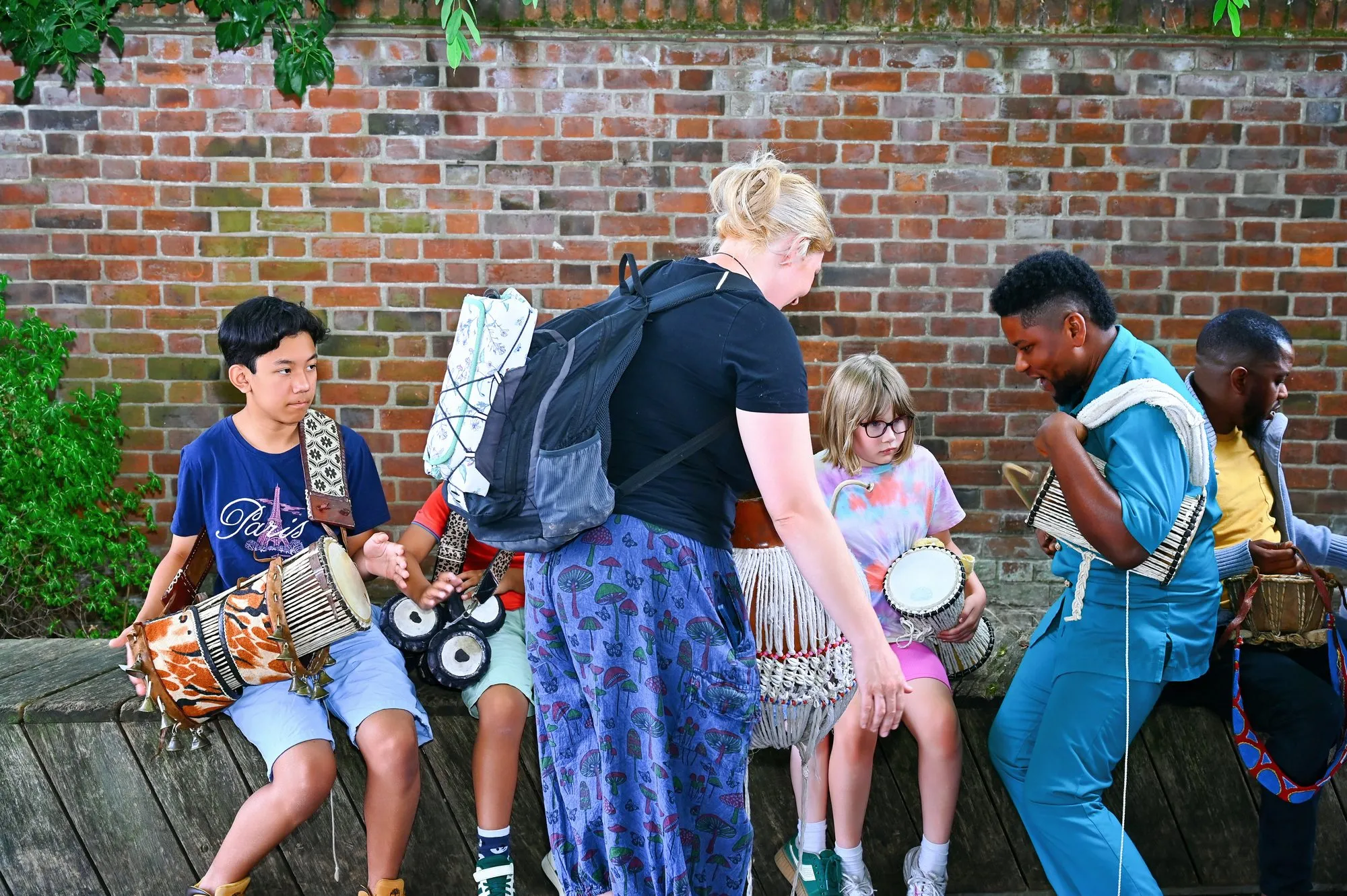 Learning the rhythm in the garden
