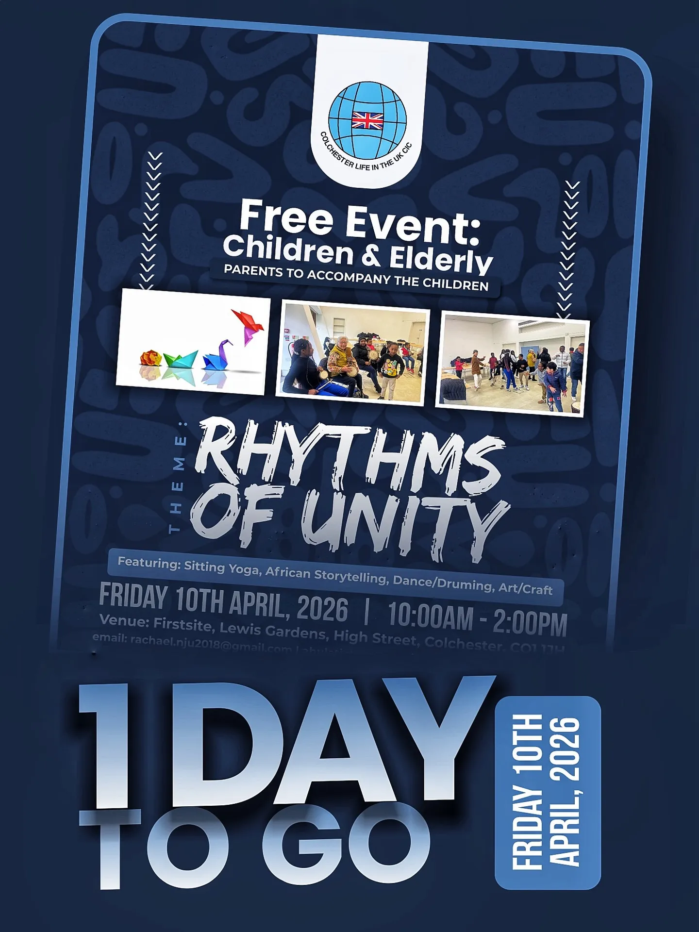 The flyer: one day to go