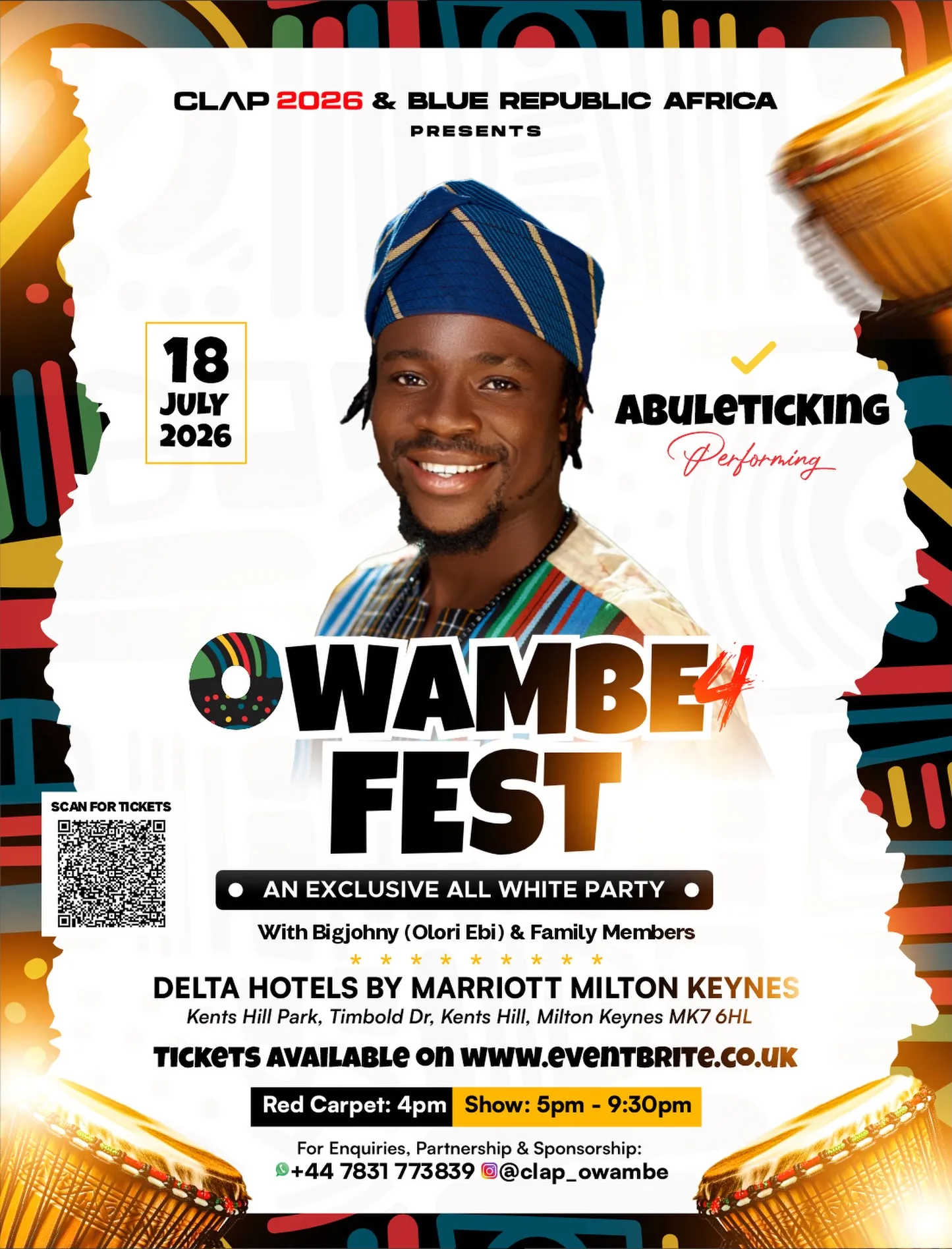 The flyer, billing the AbuleticKing